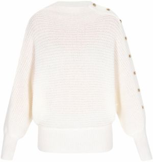 DreiMaster Maritim Sveter  šedobiela