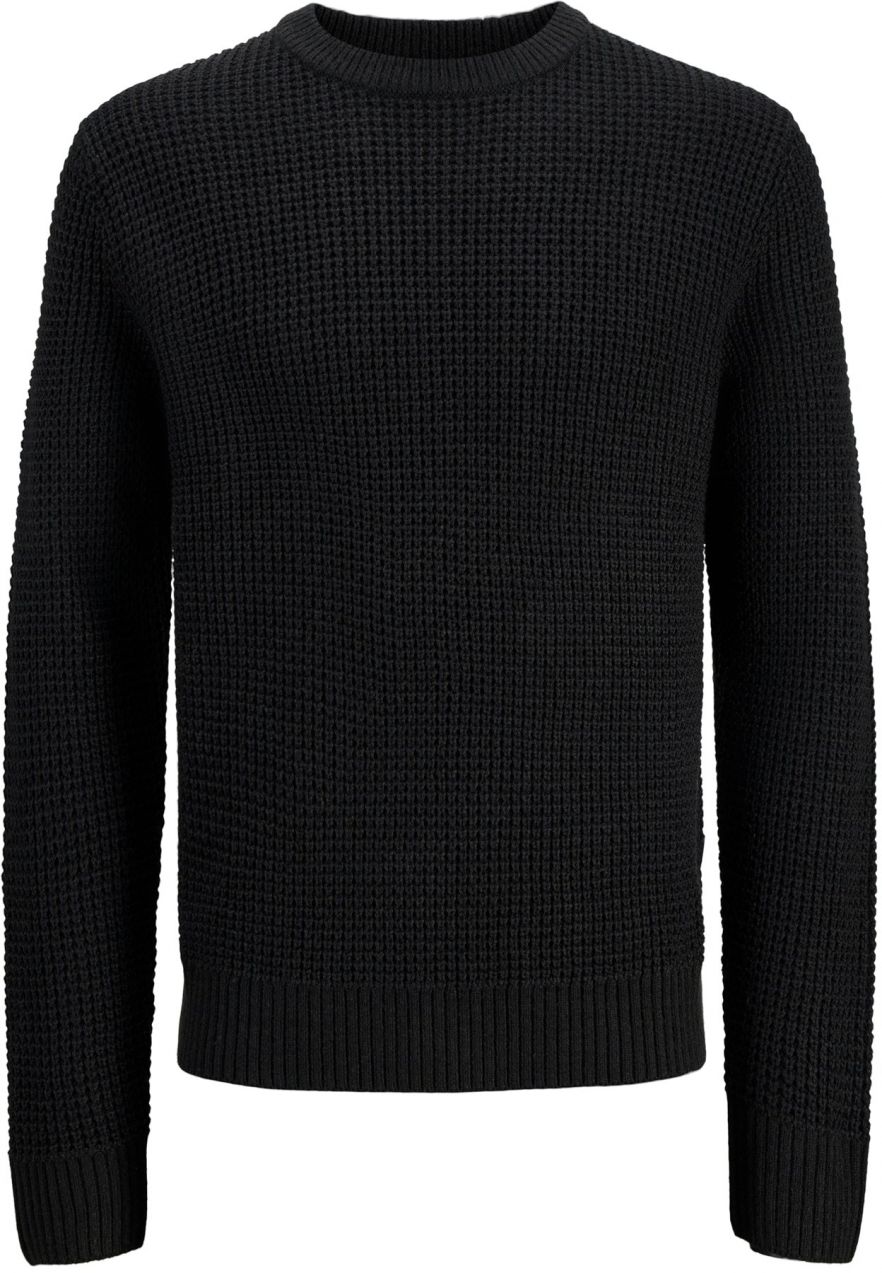 JACK & JONES Sveter 'JJGLOBAL'  čierna