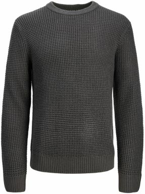 JACK & JONES Sveter 'JJGLOBAL'  čadičová