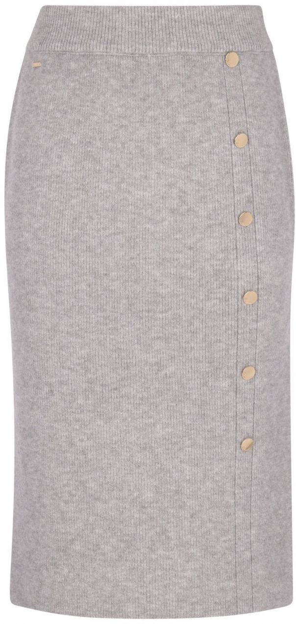 DreiMaster Klassik Sukňa  sivá