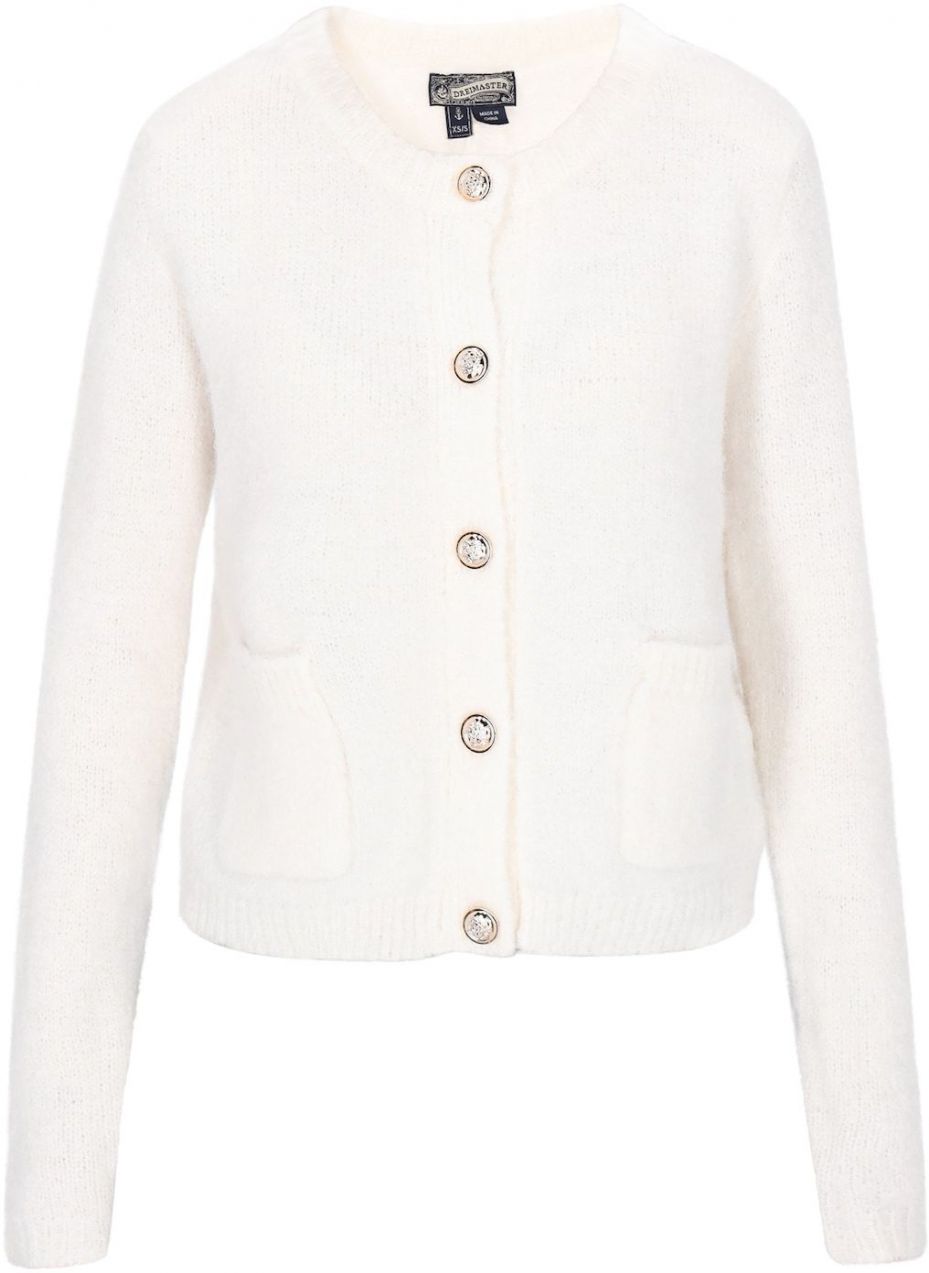 DreiMaster Vintage Kardigán  šedobiela