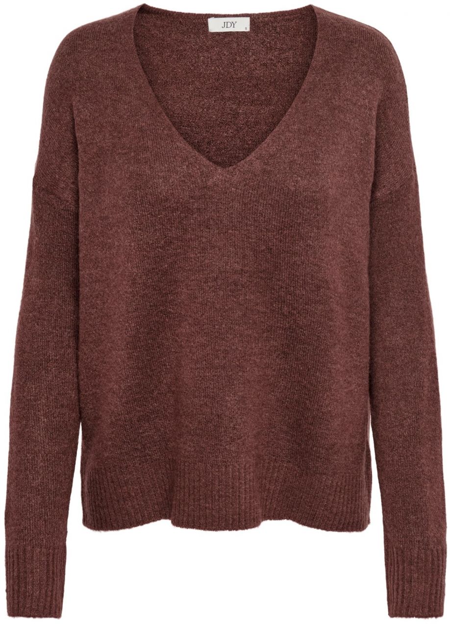 JDY Sveter 'JDYELANORA'  gaštanová