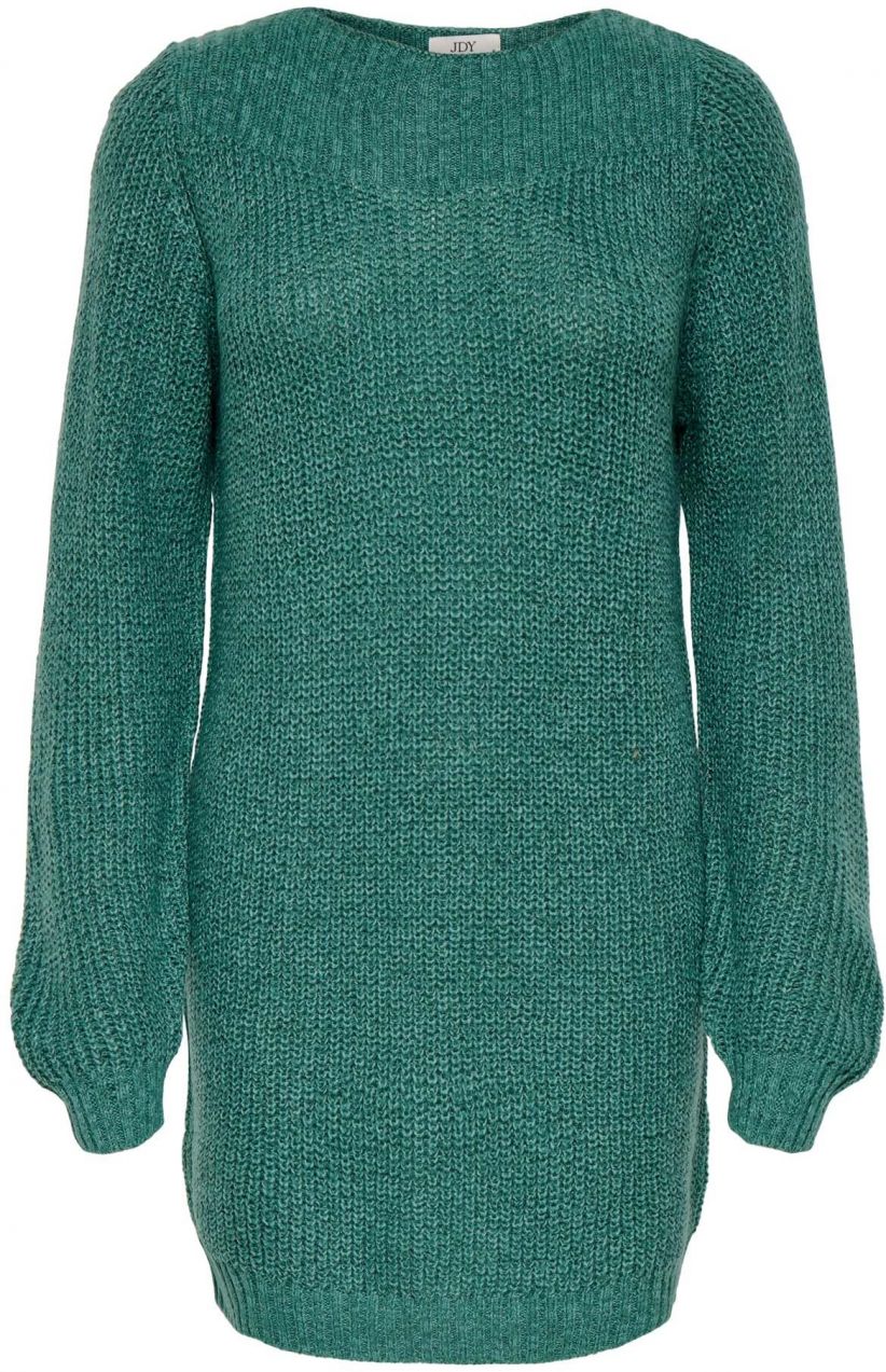 JDY Pletené šaty 'WHITNEY MEGAN'  modrozelená