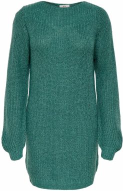 JDY Pletené šaty 'WHITNEY MEGAN'  modrozelená