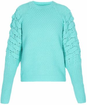 IZIA Sveter 'Fashion Look'  tyrkysová