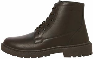 JACK & JONES Šnurovacie čižmy  tmavohnedá