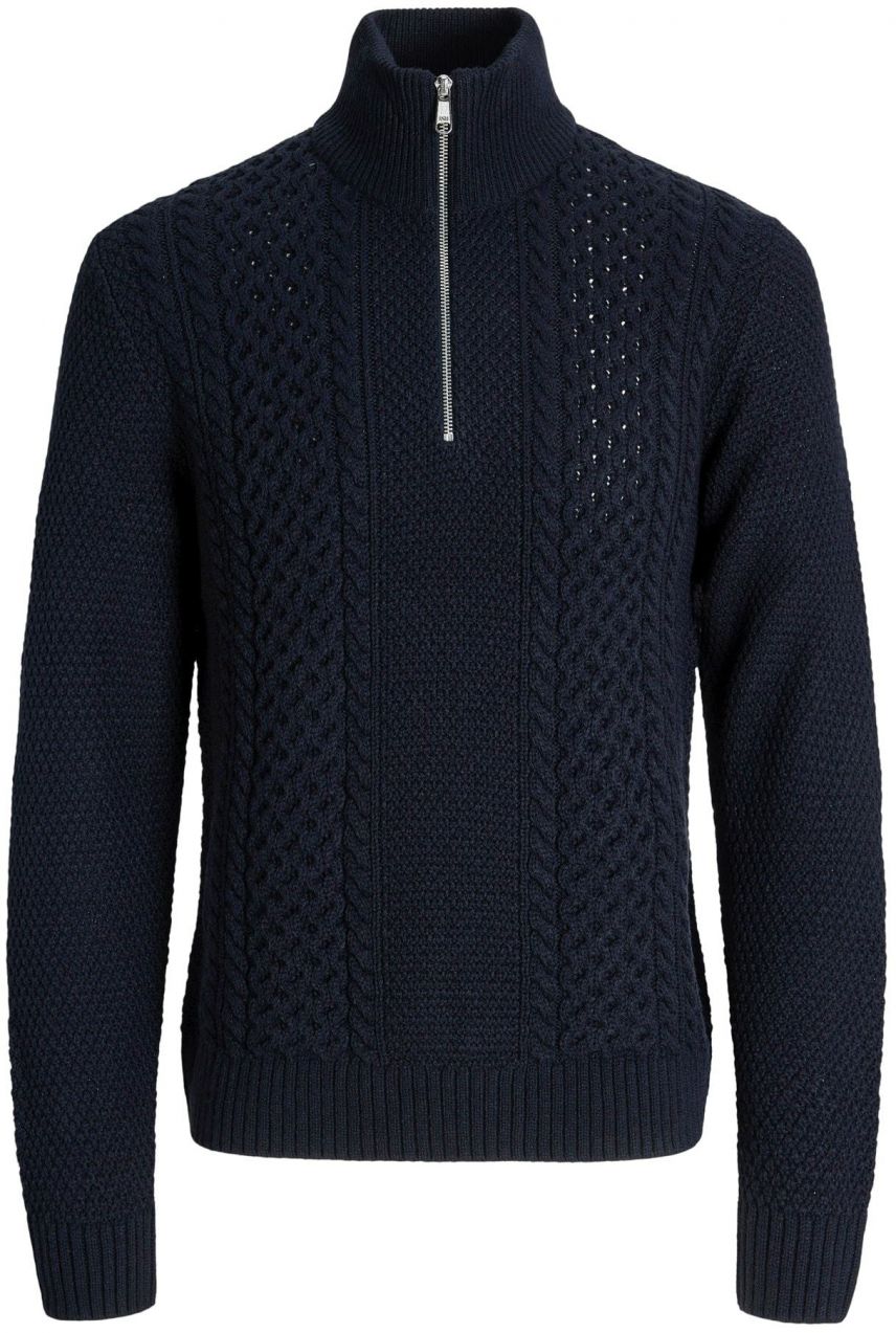 JACK & JONES Sveter 'PAUL'  tmavomodrá