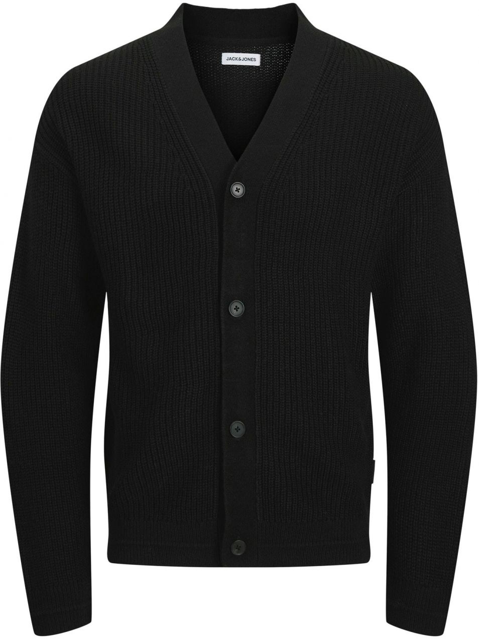 JACK & JONES Kardigán 'CONNOR'  čierna