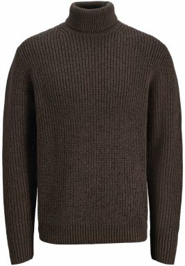JACK & JONES Sveter 'JORBLEECKER'  gaštanová
