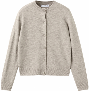 MANGO Kardigán 'Nekka'  sivobéžová