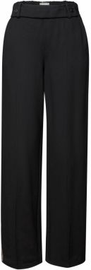 STREET ONE Nohavice s pukmi  tmavošedá / čierna