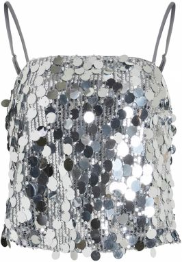 VILA Top 'VICHAYA'  strieborná