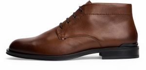 TOMMY HILFIGER Šnurovacie čižmy  hnedá