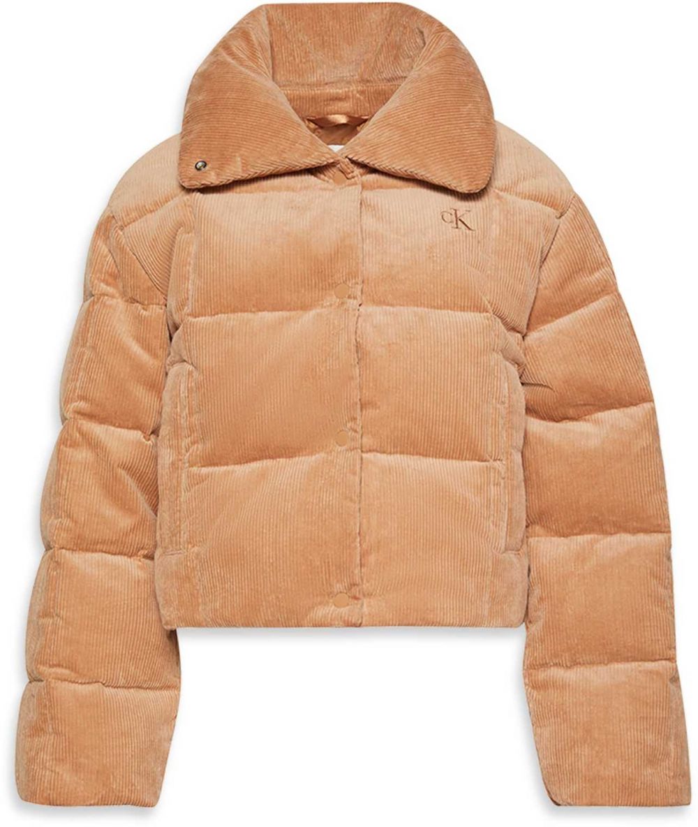 Calvin Klein Jeans Prechodná bunda  kapučíno