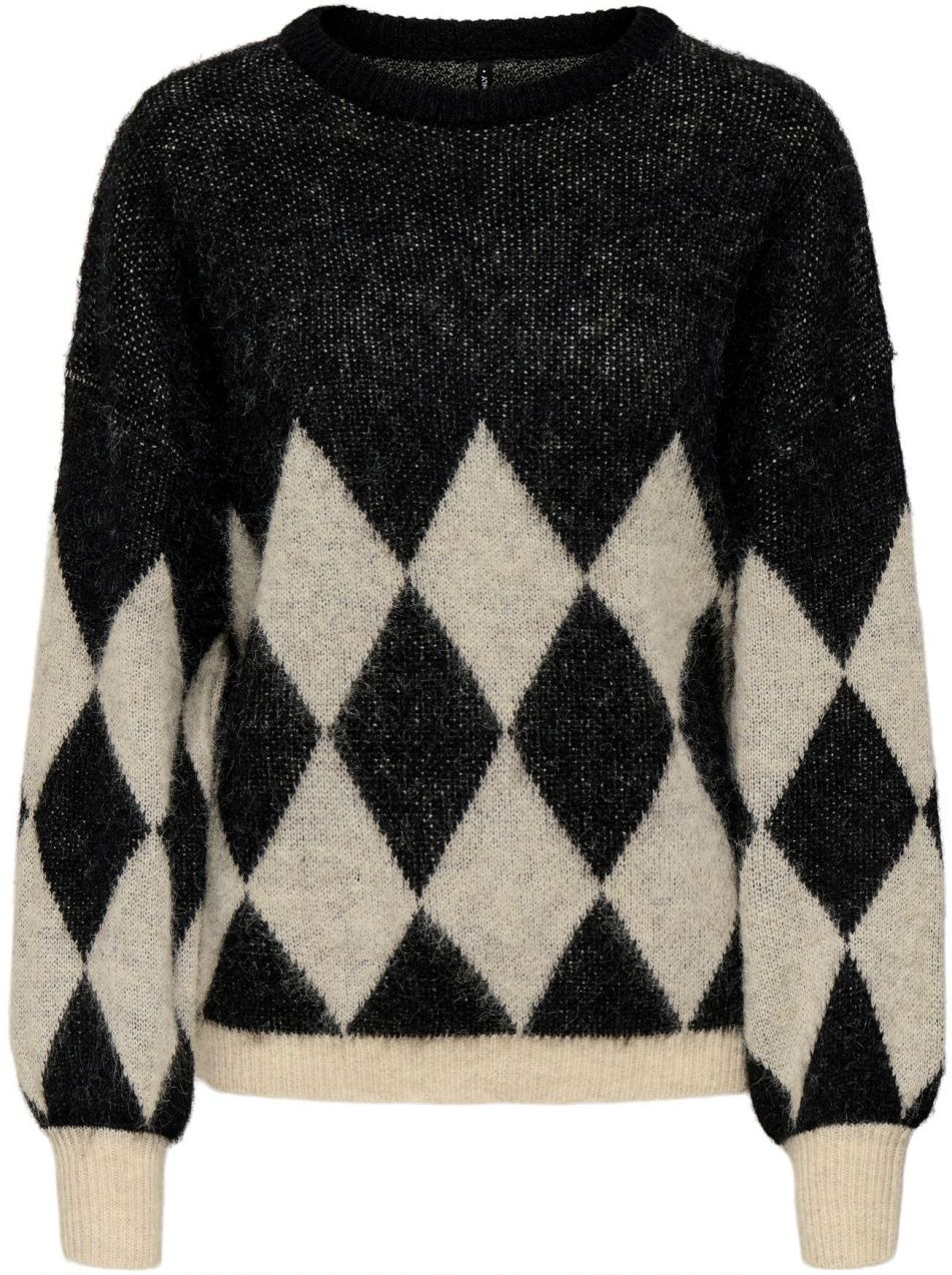 ONLY Sveter 'NOEME'  béžová / čierna