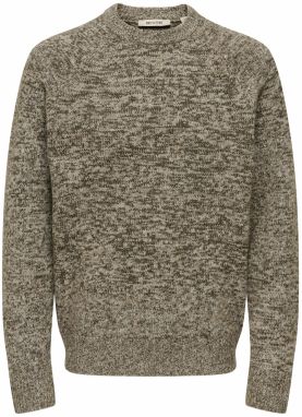 Only & Sons Sveter 'ONSBERNO'  sivá melírovaná