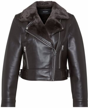 Vero Moda Petite Prechodná bunda 'VMHAILEY'  čokoládová