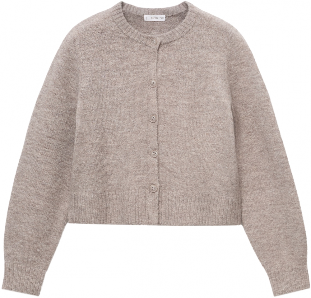 MANGO TEEN Kardigán 'Seoul2'  hnedá melírovaná