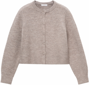 MANGO TEEN Kardigán 'Seoul2'  hnedá melírovaná