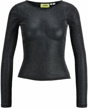 JJXX Tričko 'JXMELIA'  čierna / strieborná