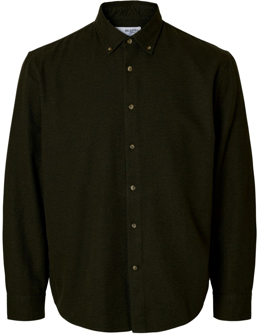 SELECTED Košeľa 'SLHNOAH'  olivová