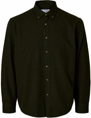 SELECTED Košeľa 'SLHNOAH'  olivová