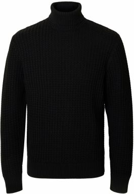 SELECTED Sveter 'SLHTOM'  čierna