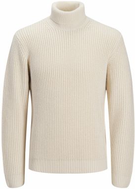 JACK & JONES Sveter 'JORBLEECKER'  krémová
