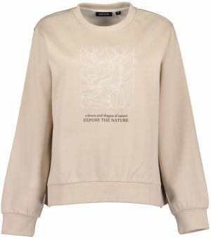 BLUE SEVEN Mikina  nebielená / čierna / biela