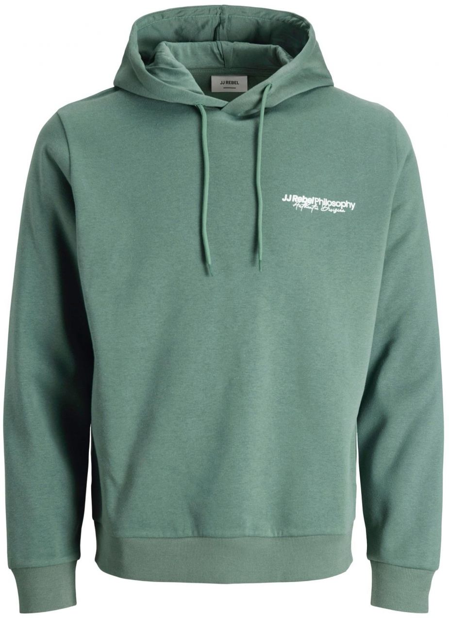 JJ Rebel Mikina 'JREBZACK'  pastelovo zelená / biela
