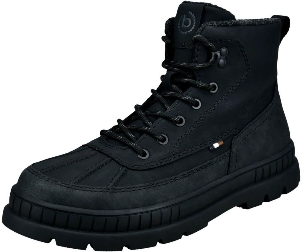 bugatti Šnurovacie čižmy  čierna