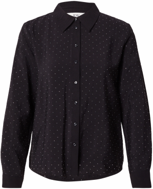 JDY Blúzka 'Rina'  čierna / strieborná