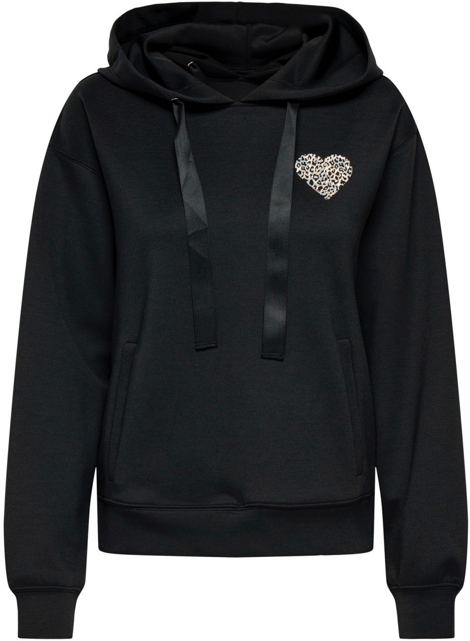 ONLY Mikina 'ONLAlina'  zlatá / striebornosivá / čierna