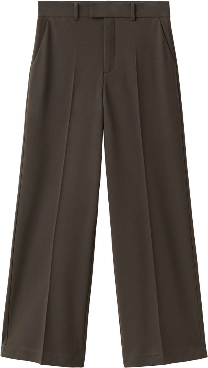 MANGO Nohavice s pukmi 'PAU'  kaki