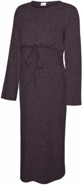 MAMALICIOUS Pletené šaty 'ALICE'  baklažánová