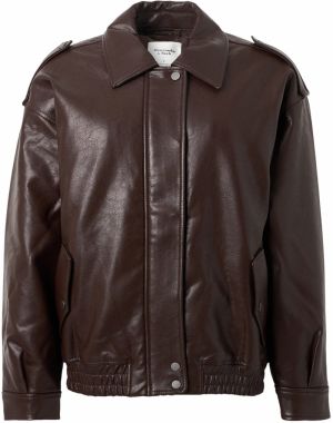 Abercrombie & Fitch Prechodná bunda 'CLASSIC'  hnedá