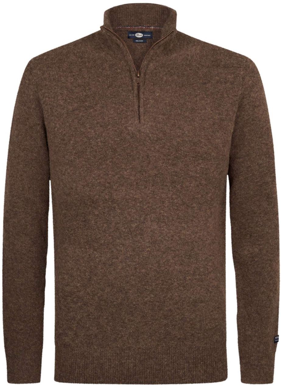 Petrol Industries Sveter  hnedá melírovaná