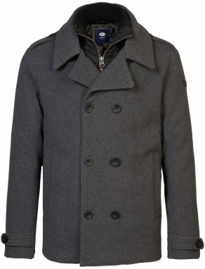 Petrol Industries Prechodný kabát  sivá