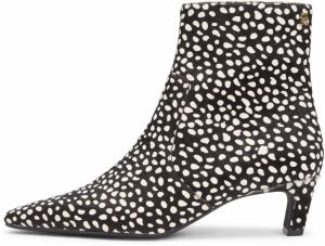 TOMMY HILFIGER Členkové čižmy  čierna / biela