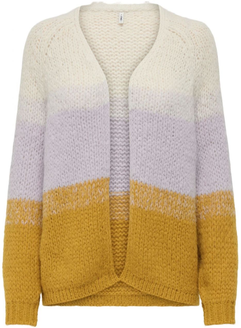 ONLY Kardigán 'ONLALYSSA'  nebielená / šafránová / orgovánová