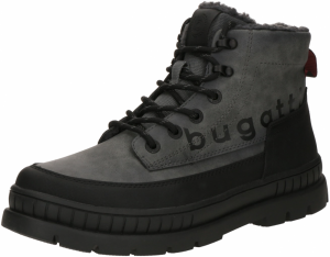 bugatti Šnurovacie čižmy 'AGA'  antracitová / čierna