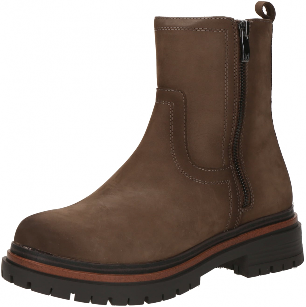 CAPRICE Členkové čižmy 'FLORI'  farby bahna