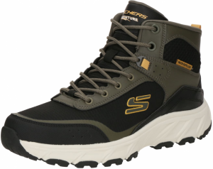 SKECHERS Šnurovacie čižmy 'HILLCREST 2.0'  žltá / olivová / jedľová