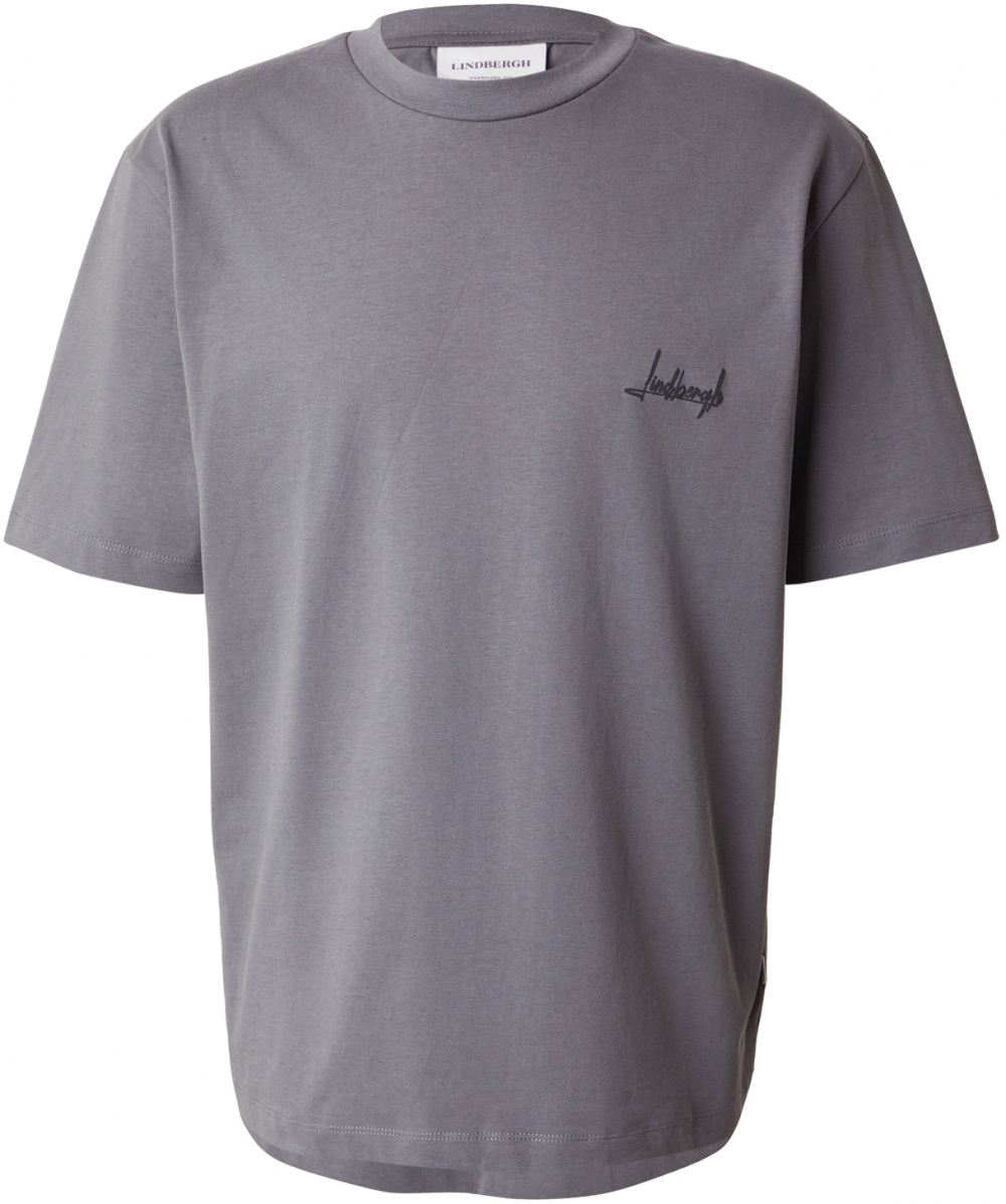 Lindbergh Tričko  tmavosivá / čierna