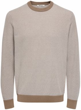 Only & Sons Sveter 'ONSTAP'  krémová / farba ťavej srsti