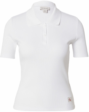 Calvin Klein Jeans Tričko  biela