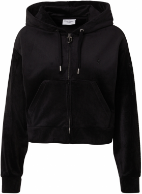 Juicy Couture Tepláková bunda 'ICCLE'  čierna