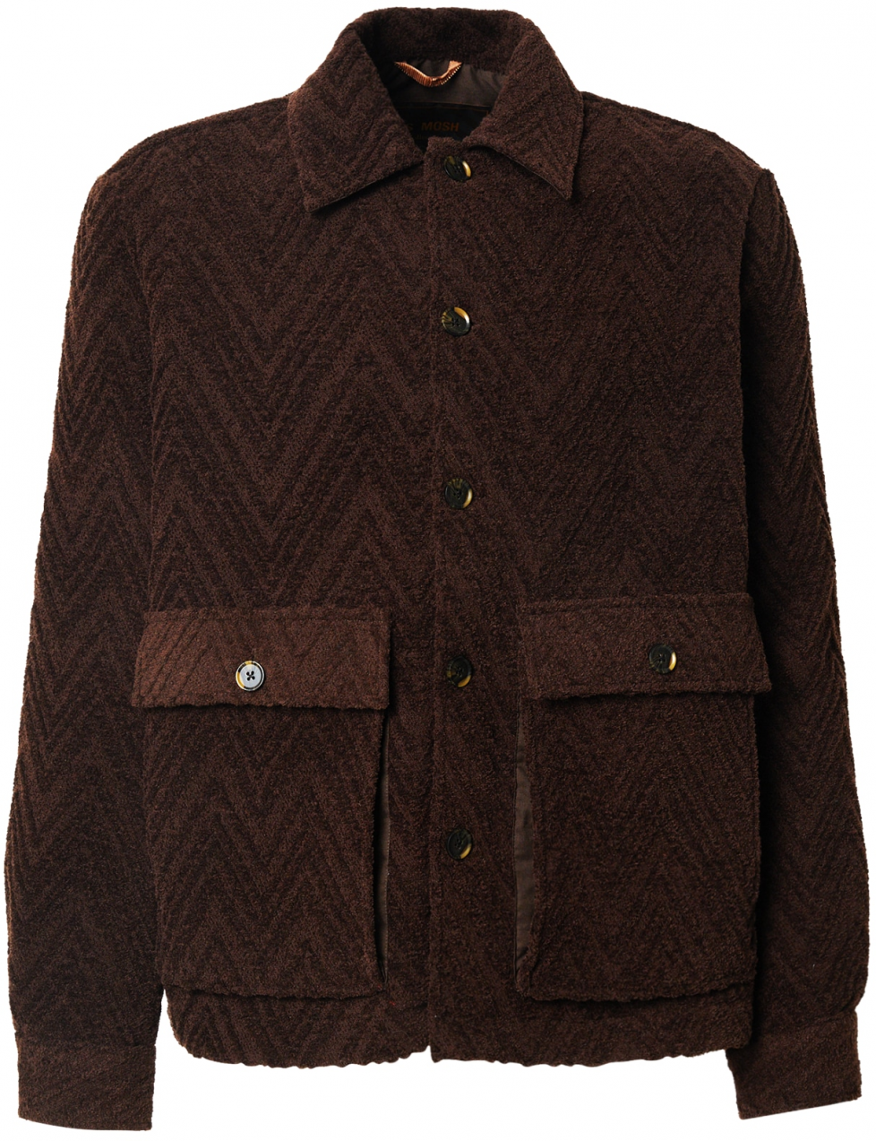 MOS MOSH Prechodná bunda 'Luis Clair'  čokoládová