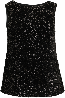 PIECES Curve Top 'PCKAM'  čierna