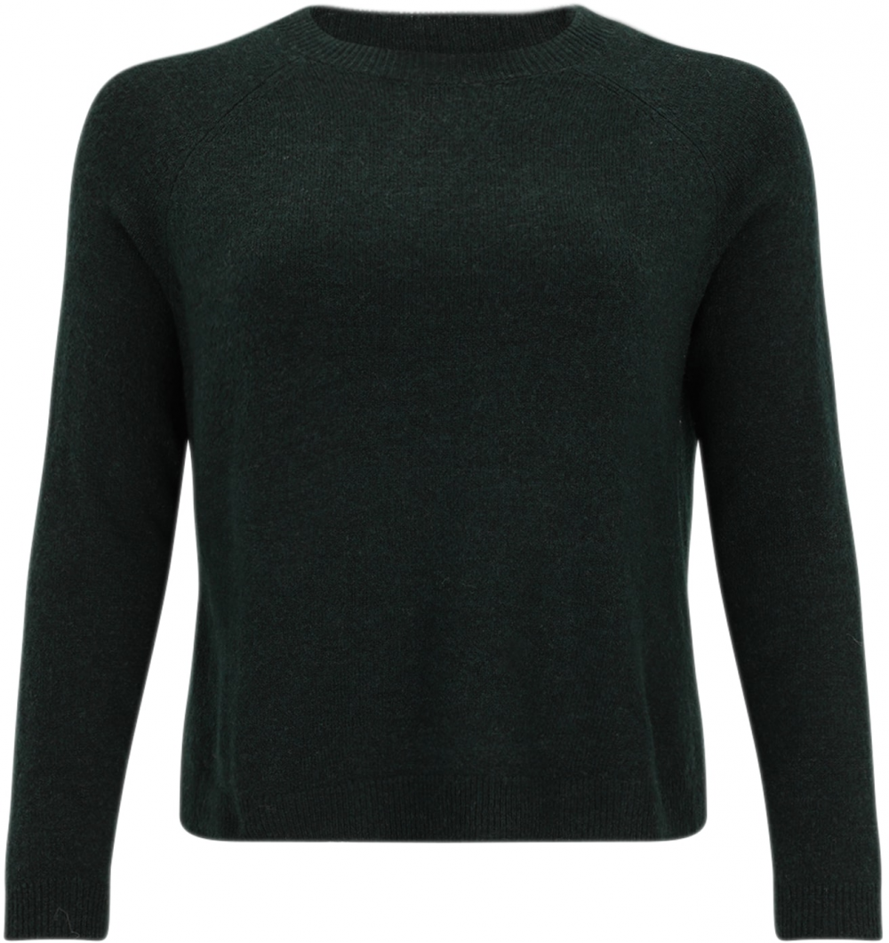 PIECES Curve Sveter  jedľová